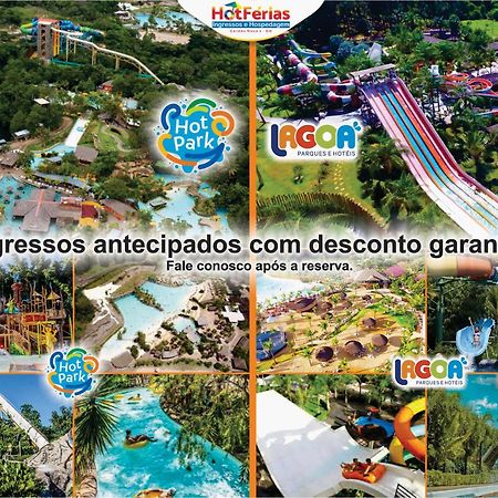 Flat Paradise, Piscinas Termais, Proximo Ao Centro - Hotferias Caldas Novas Exterior foto