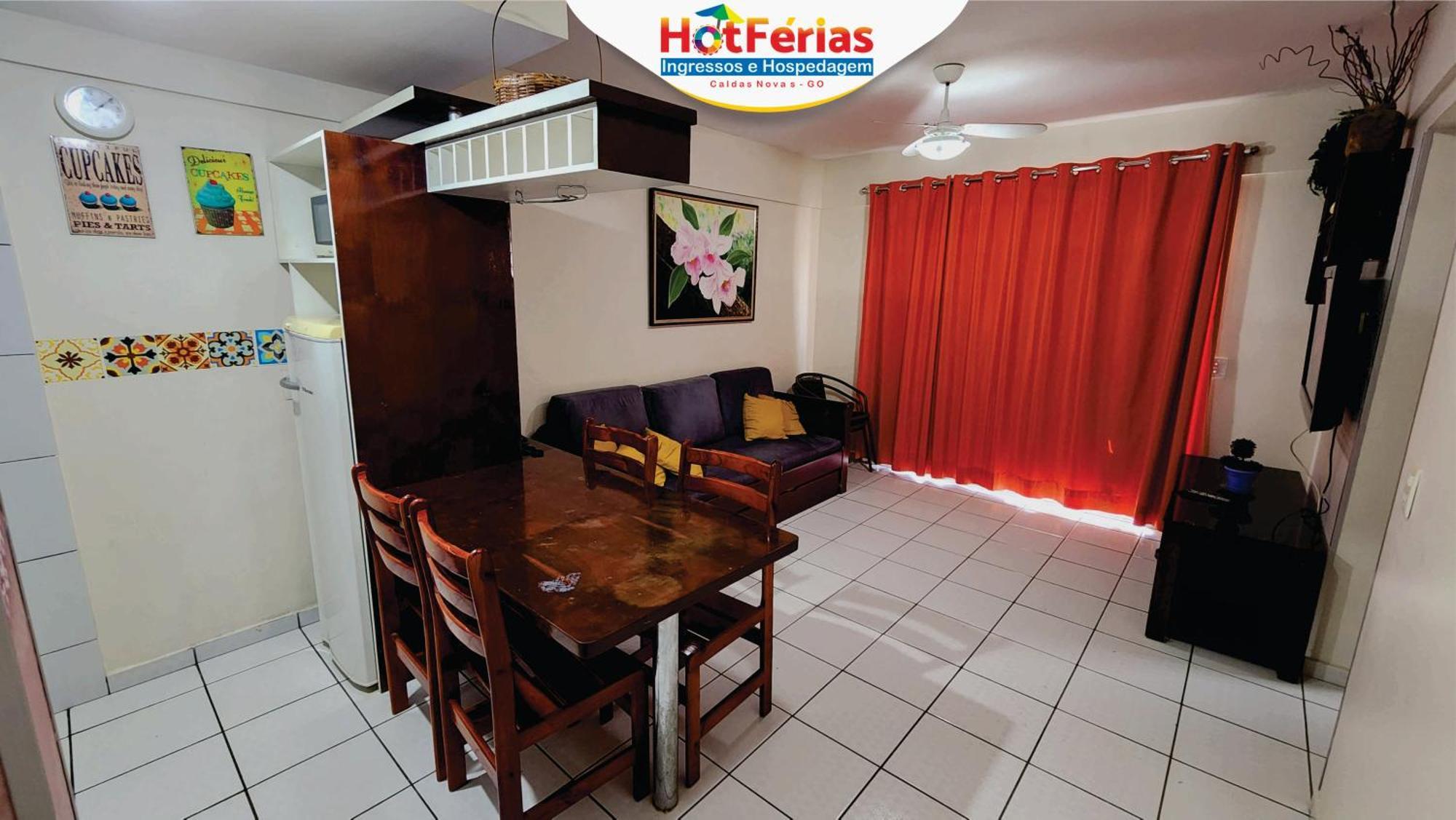 Flat Paradise, Piscinas Termais, Proximo Ao Centro - Hotferias Caldas Novas Exterior foto